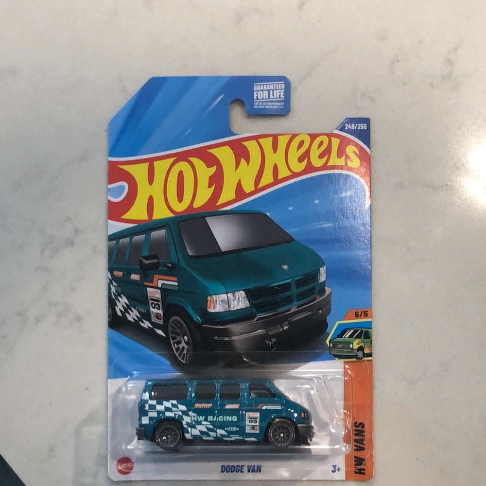 Blue Dodge Van